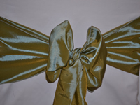 Taffeta Wedding Chair Sashes